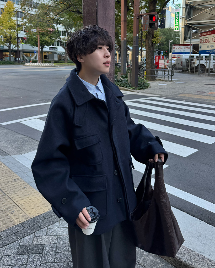 （ユニセックス）バルマカンハーフコート