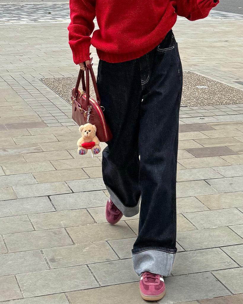 ワイドフッドローデニムパンツ | ファッション通販サイト NUGU