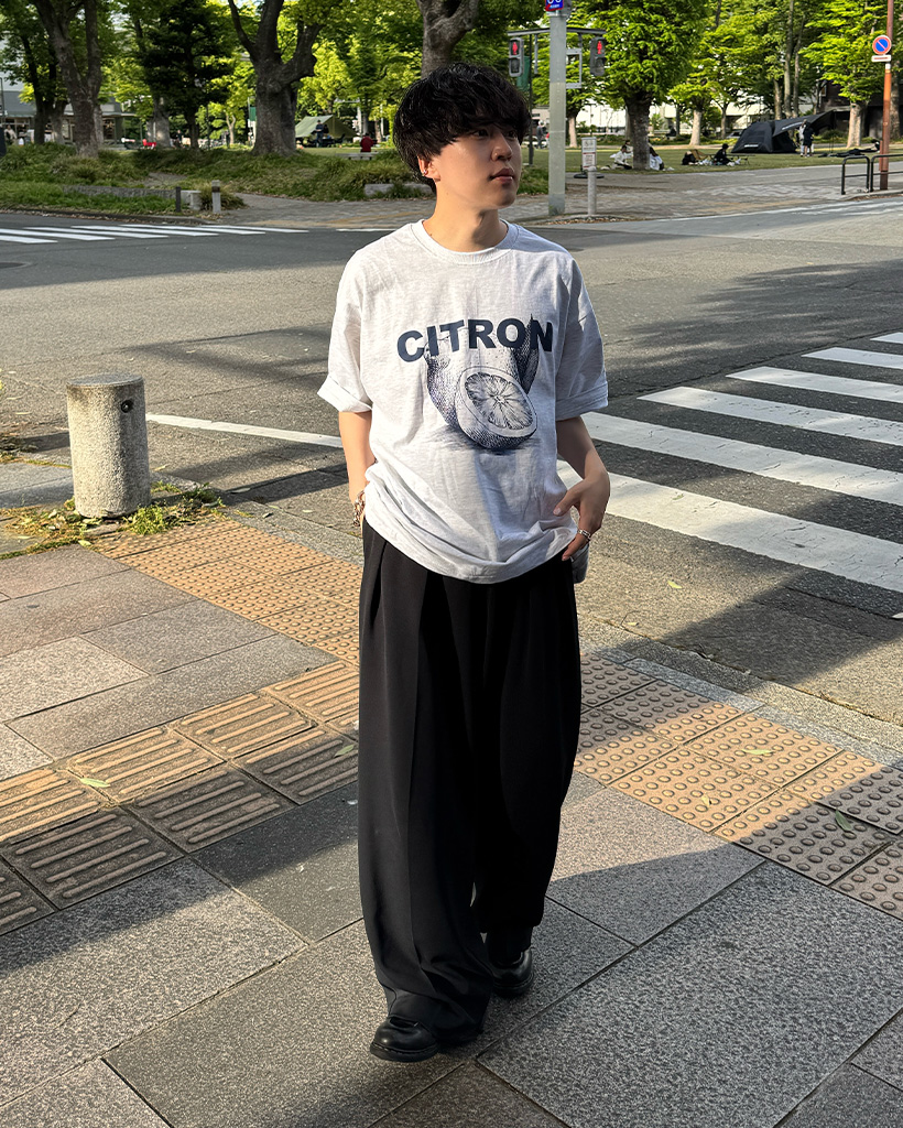 レモンページ ユニセックス）レモンプリントTシャツ | ファッション通販サイト