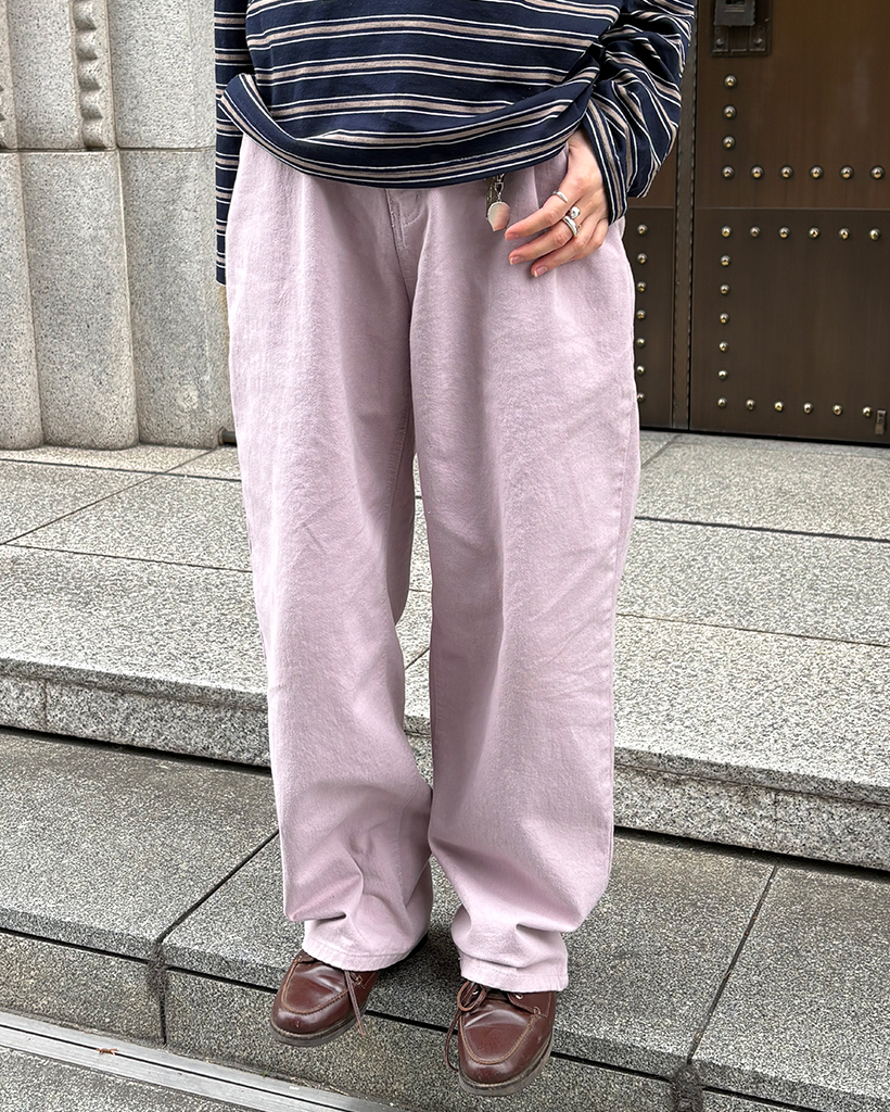 バックフラップポケットコットンパンツ