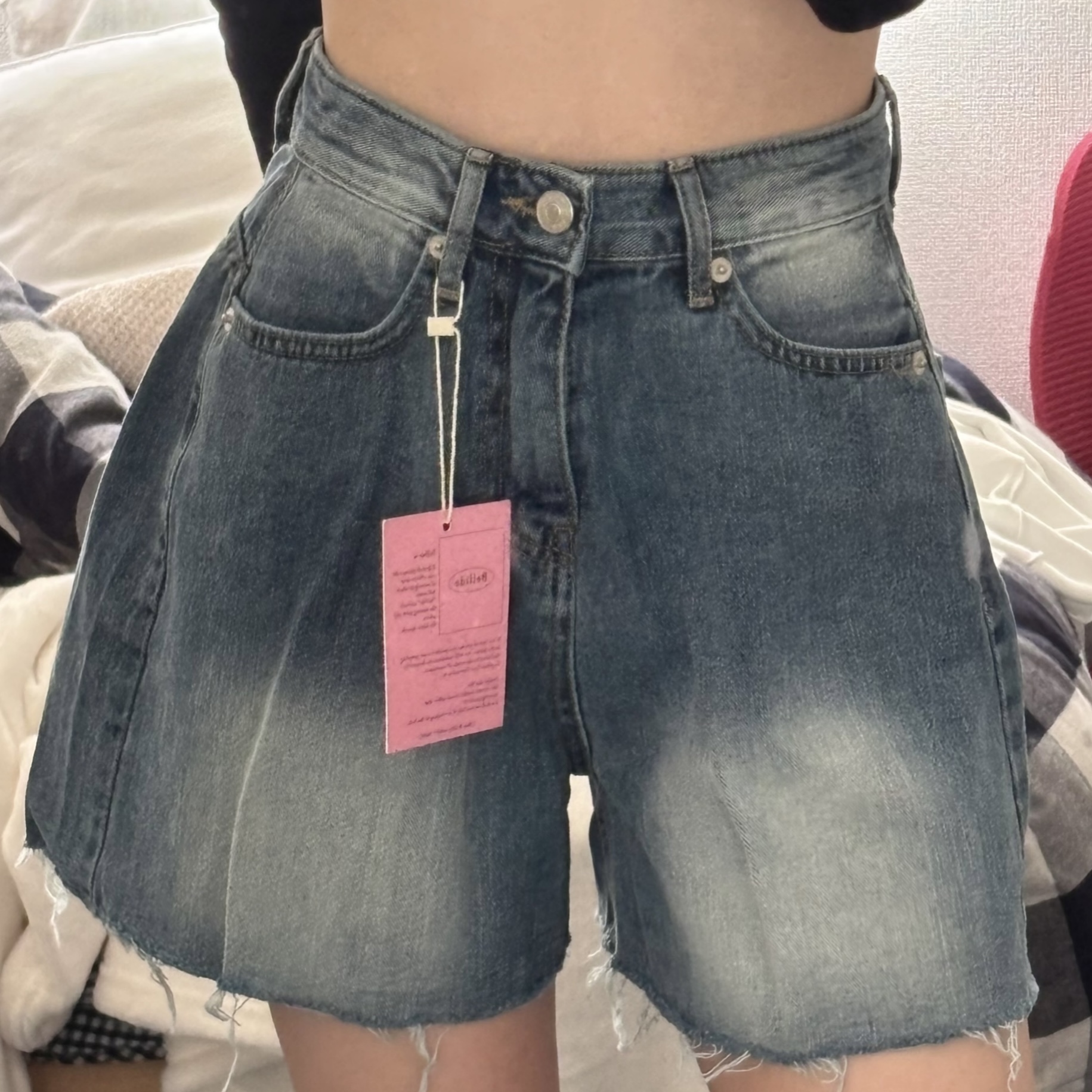 Aラインビンテージデニムショートパンツ | ファッション通販サイト NUGU
