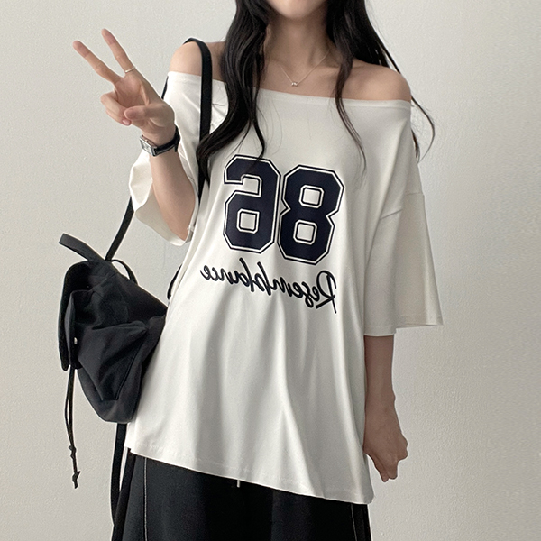 バイカラー 半袖シャツ サイズ38 Starting Over シャツ wide silhouette bicolor shirt/ワイド