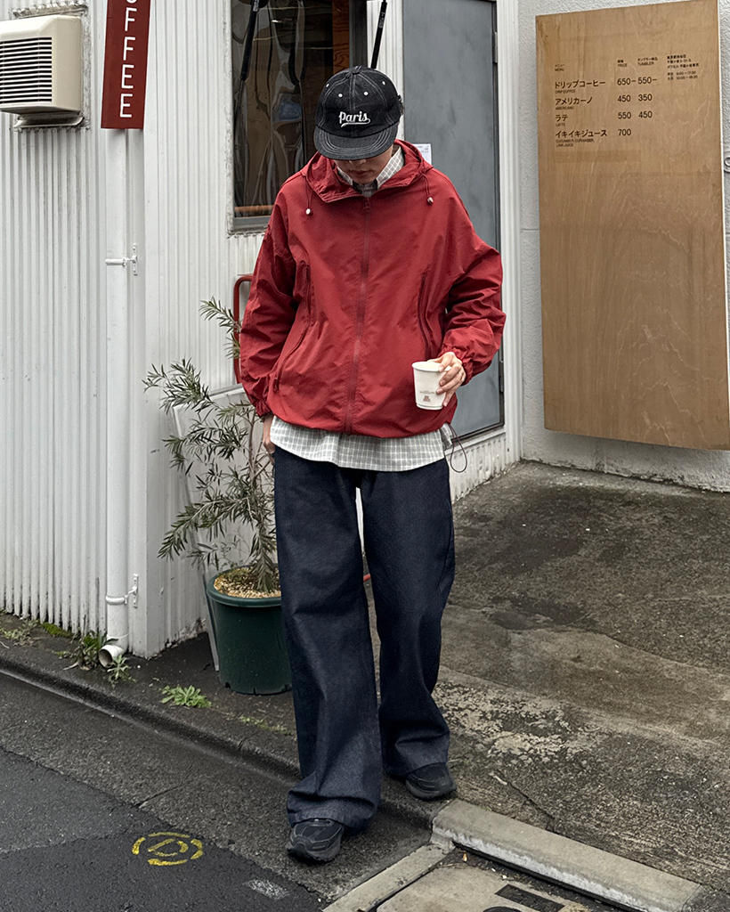 レッドステッチリジットバギージーンズ | ファッション通販