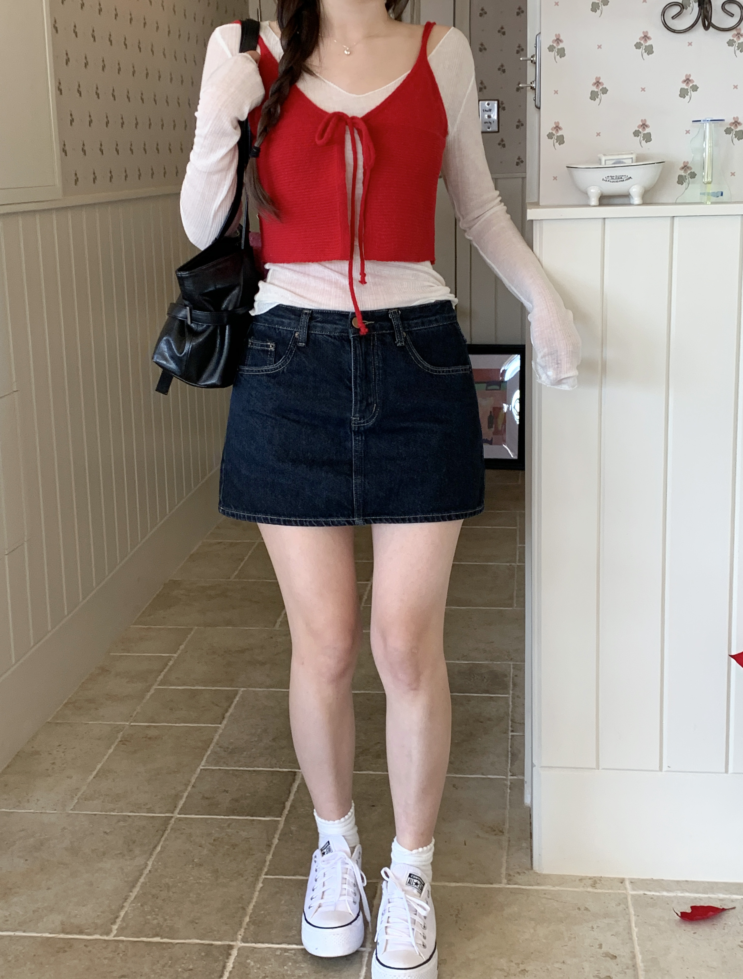 PAMEO POSE リボン ニットビスチェ PAMEO POSE リボン ニットビスチェ セール】リボンニット