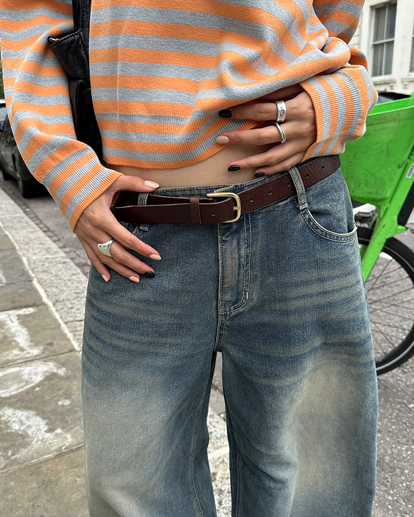 新品未使用 ラウンジドレス レザー ベルト ブラック ゴールドバックル スクエア ゴールドバックルスクエアレザーベルト | ファッション通販サイト NUGU