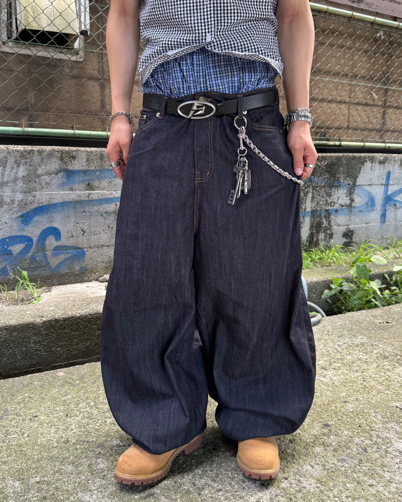 regleam リグリーム シンチバックデニム ホワイト XS 販売予定アイテム