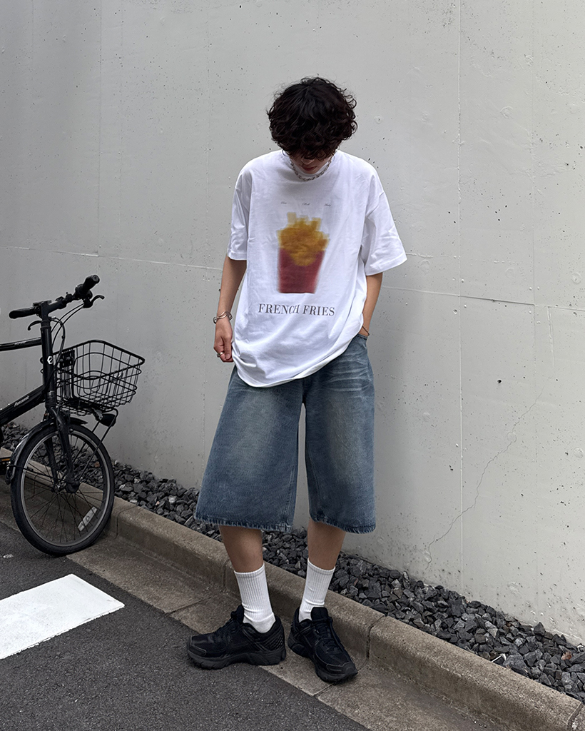 ジャンクフードグラフィックハーフTシャツ | ファッション通販