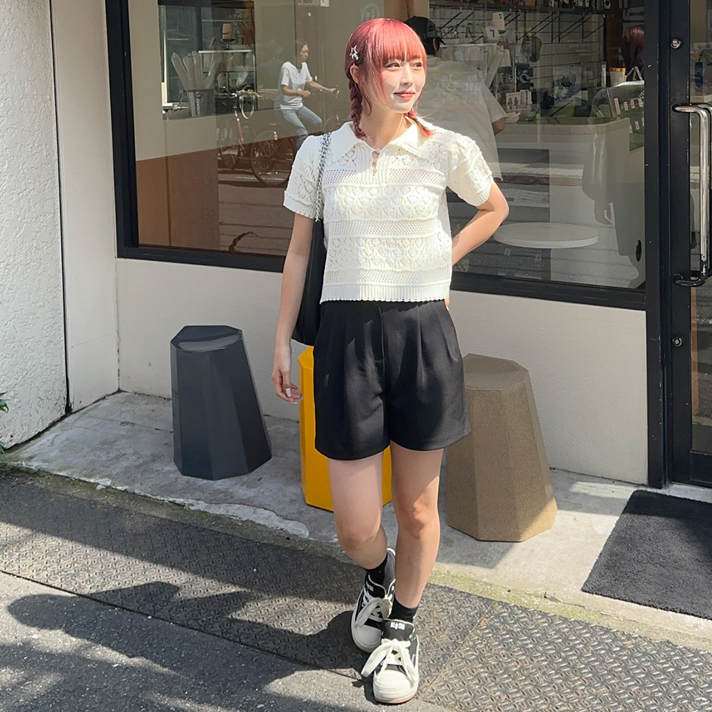 タック入りショートパンツ | ファッション通販サイト NUGU