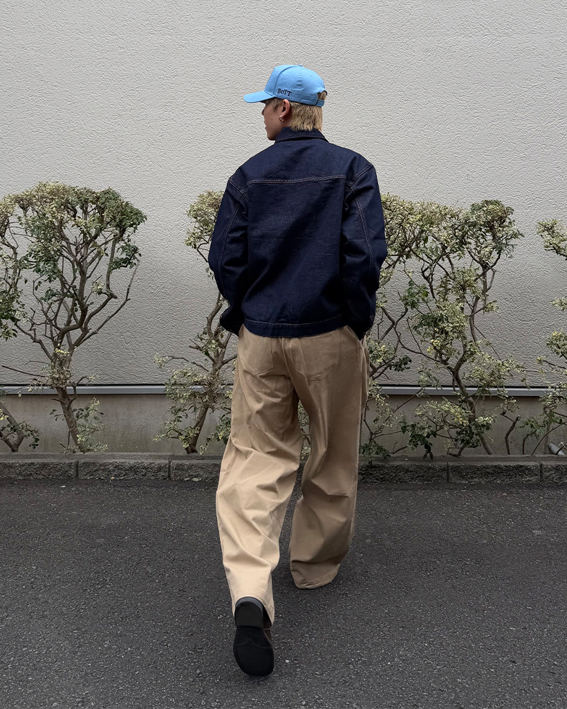 ステッチディテールデニムジャケット | ファッション通販サイト NUGU