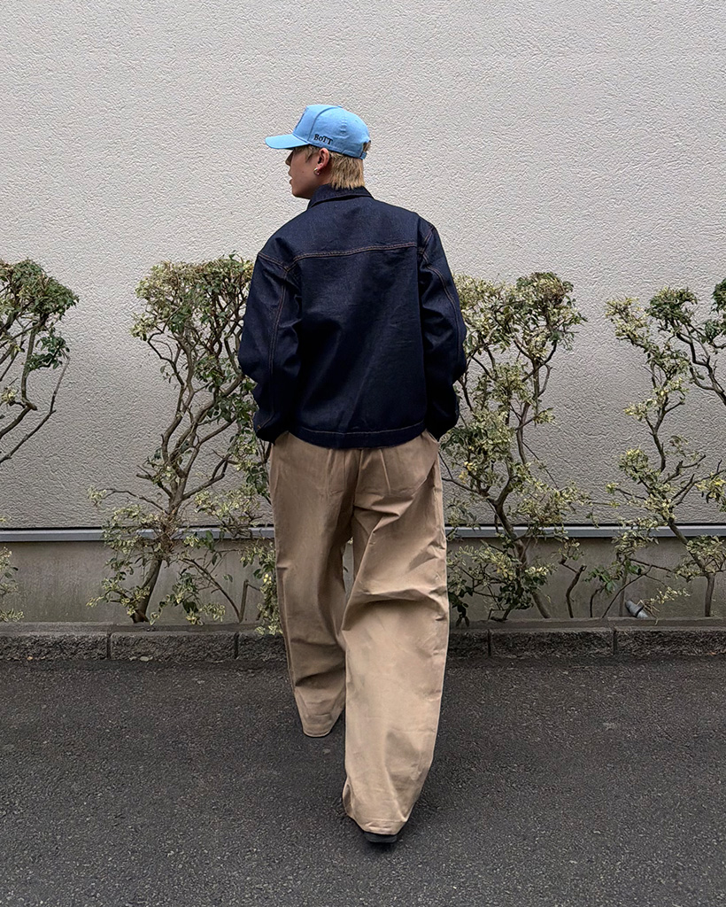 ステッチディテールデニムジャケット | ファッション通販サイト NUGU