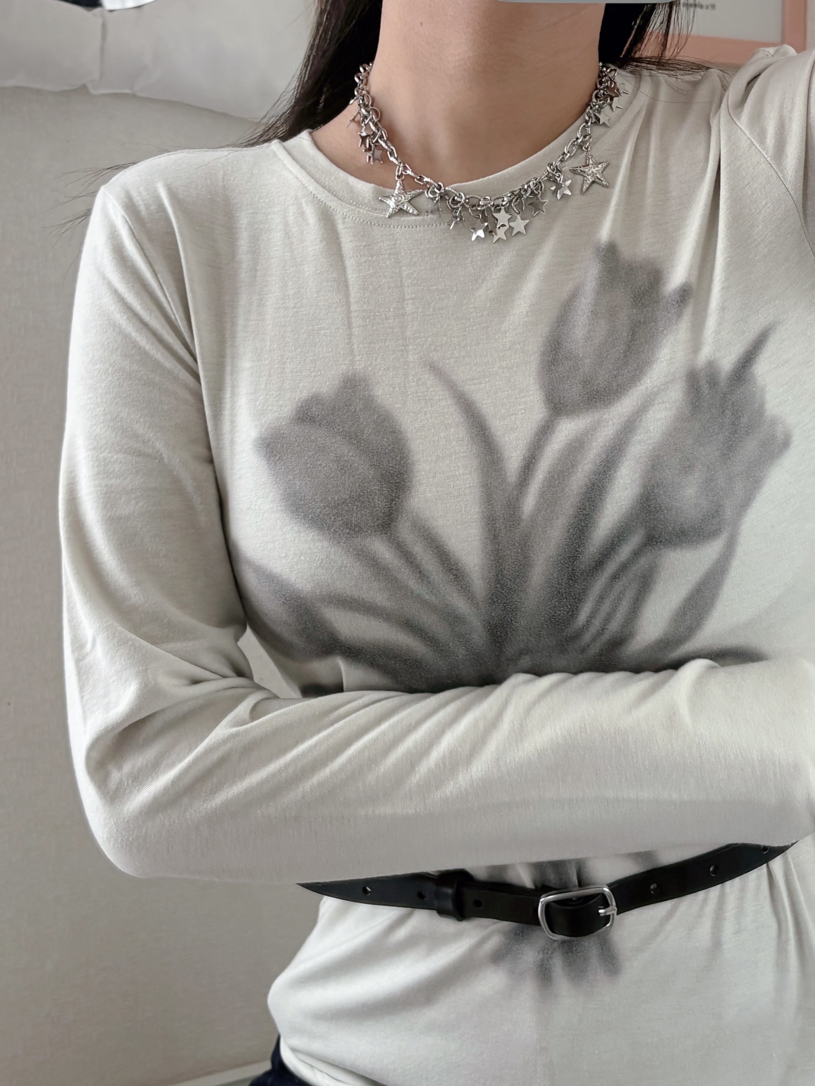 シルバースターネックレス