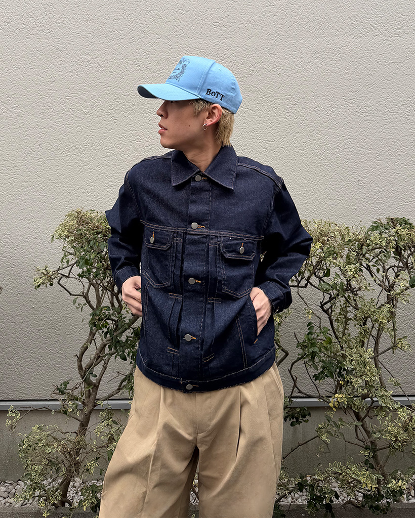 ステッチディテールデニムジャケット | ファッション通販サイト NUGU