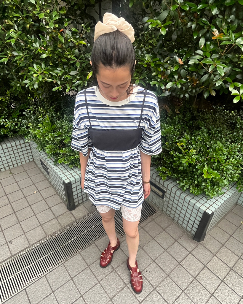 ウエストフリルレースハーフレギンス | ファッション通販サイト NUGU