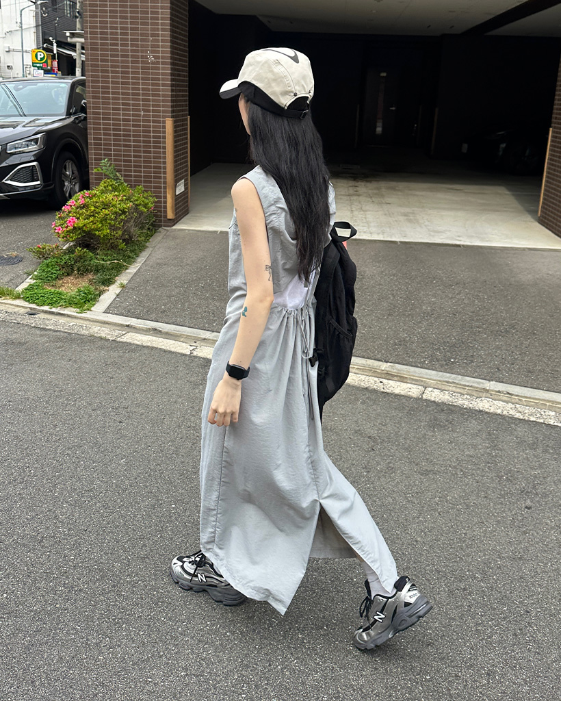 ビッグリボンポイントロングワンピース | ファッション通販