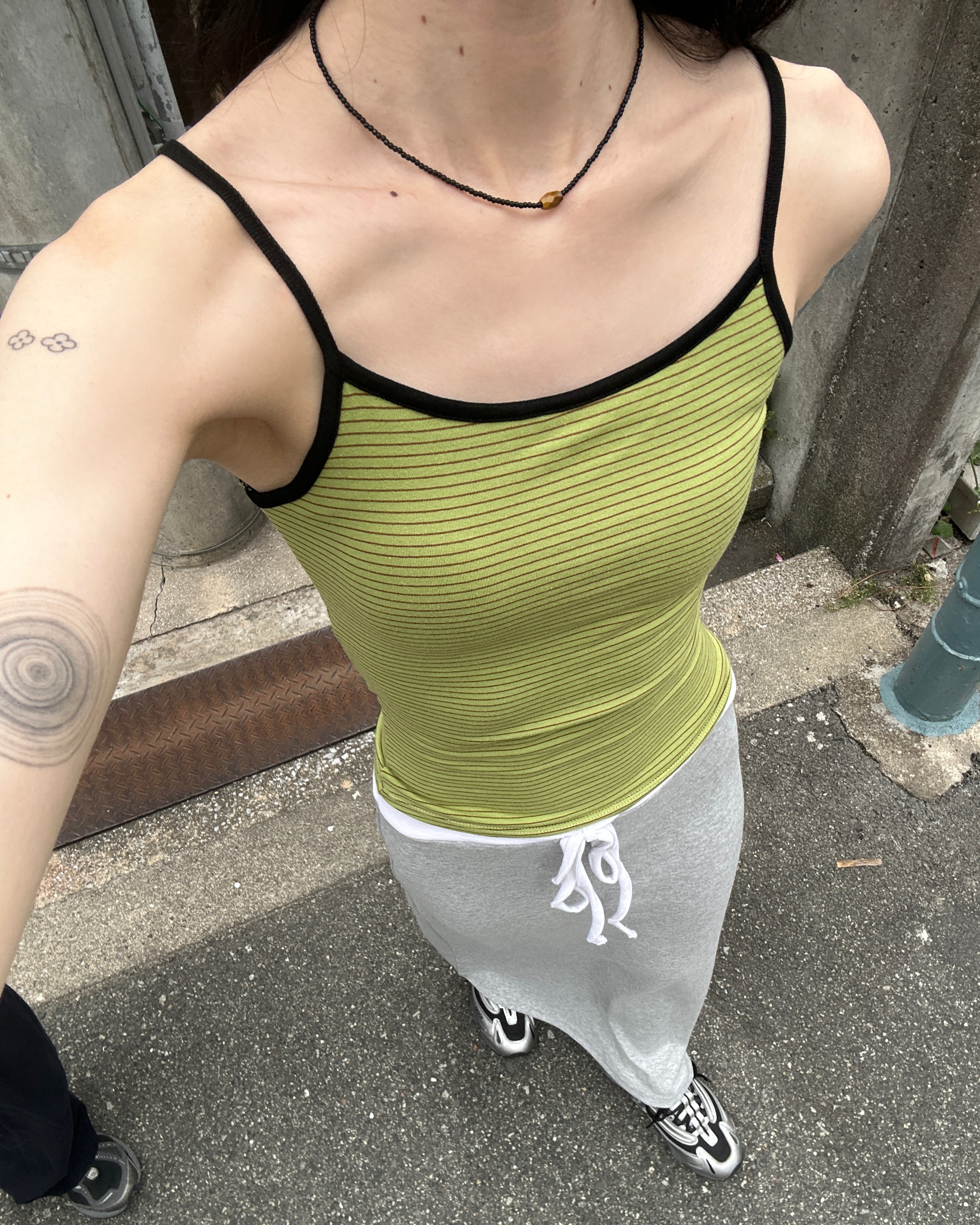 ボーダーキャップ入りキャミソール | ファッション通販サイト NUGU