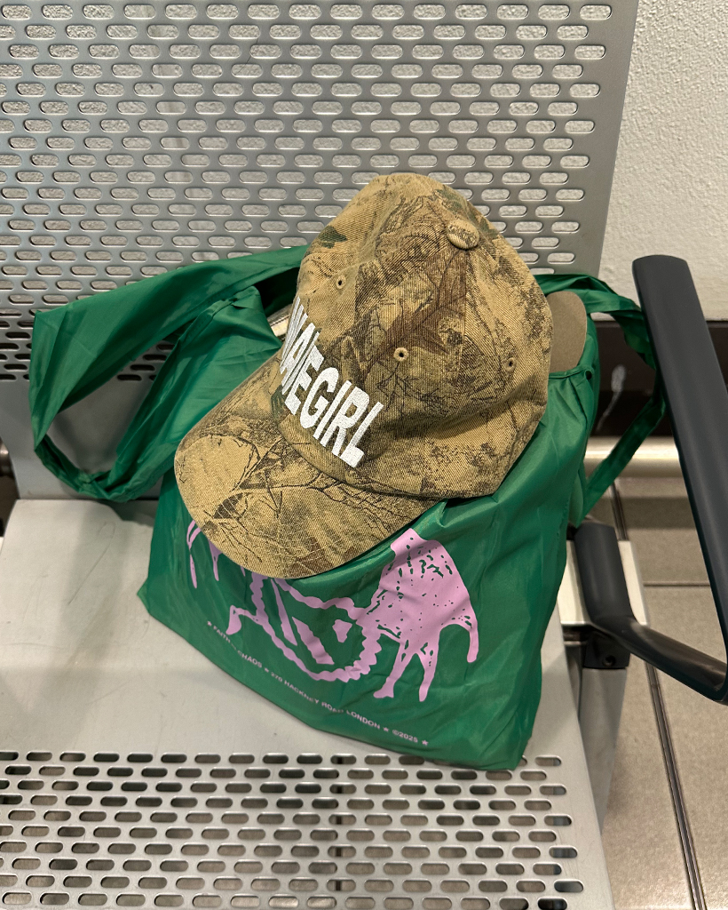 WAVEGIRLステッチツリーパターンキャップ | ファッション通販