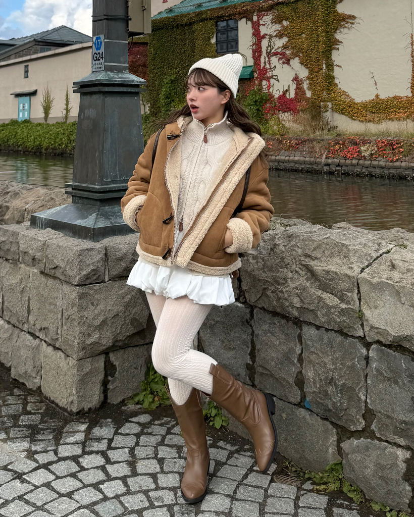 ハイネックビックケーブルニットダブルジップセーター | ファッション