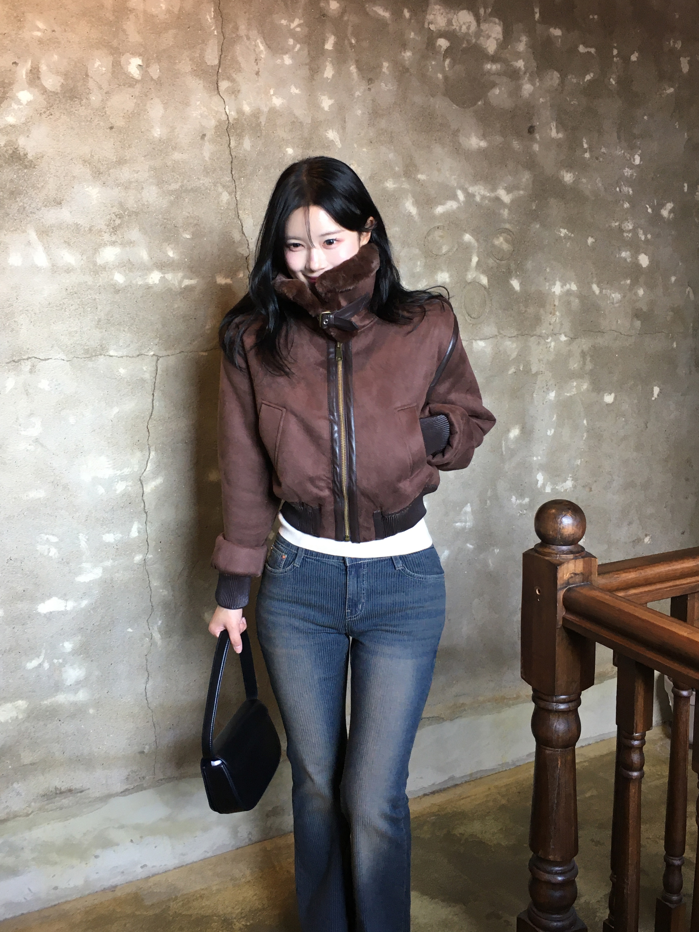 ハイネックミリタリームートンジャケット | ファッション通販サイト NUGU