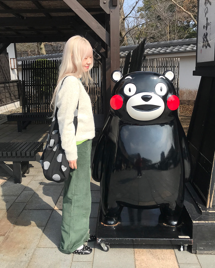 コーデュロイワイドパンツ