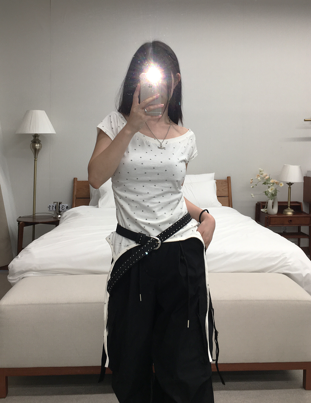 1個のみ！ オフショルドッキングワンピース | Rlab store