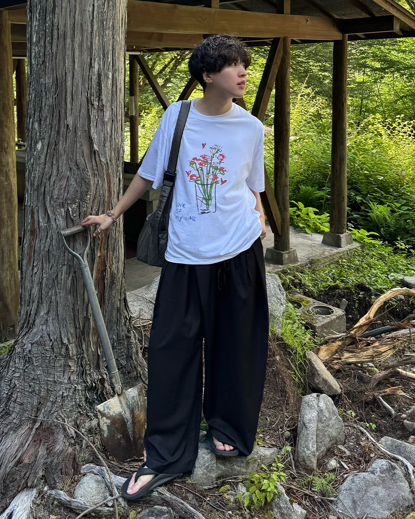 ツーボタンラップパンツ | ファッション通販サイト NUGU