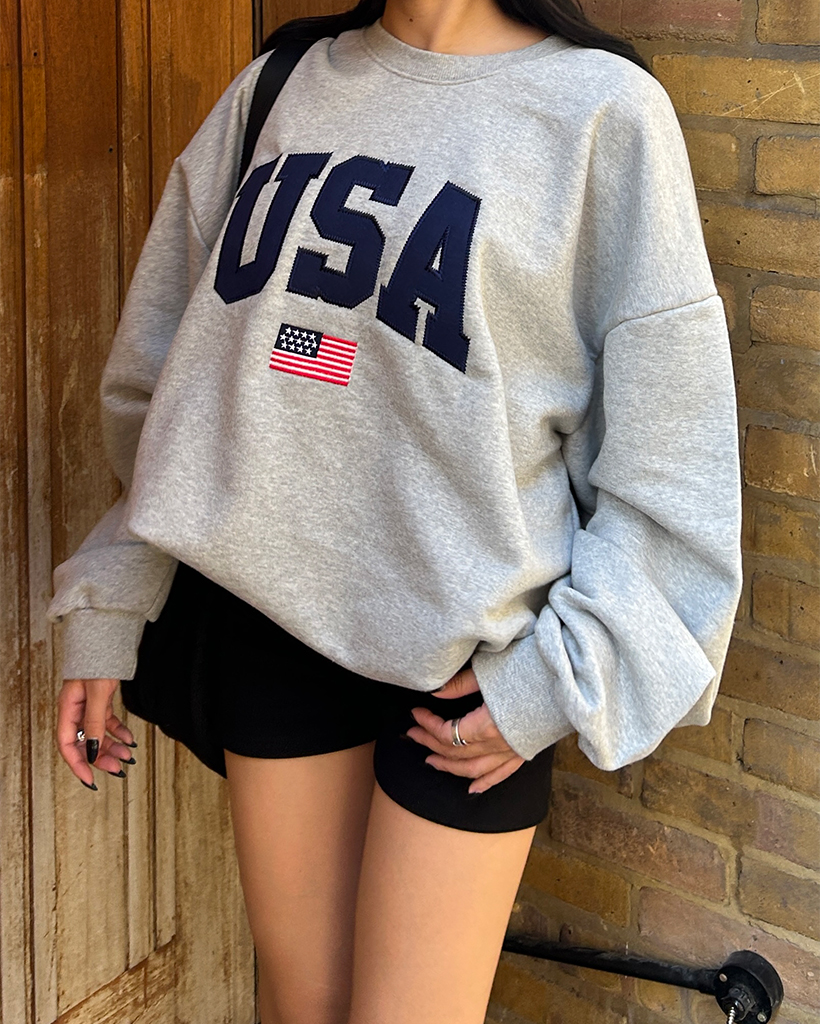 DIANTE オーバースウェット A'GEM/9 × .kom 『ACOVER/オコボ』 Dreaming Raglan Sweats