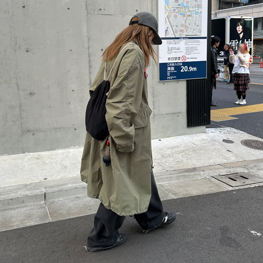 ユニセックス）ミリタリーロングジャケット | ファッション通販