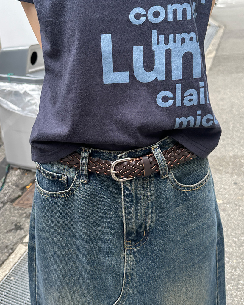 レザーツイストベルト