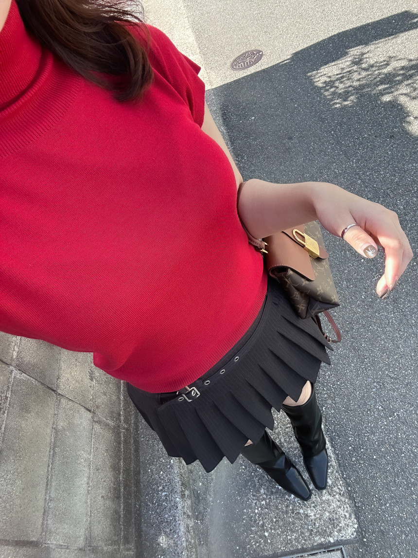 ふくろう　2点おまとめ　モックネック・ロングパンツ osharewalker ワイドパンツ レディース ロング パンツ ボトムス