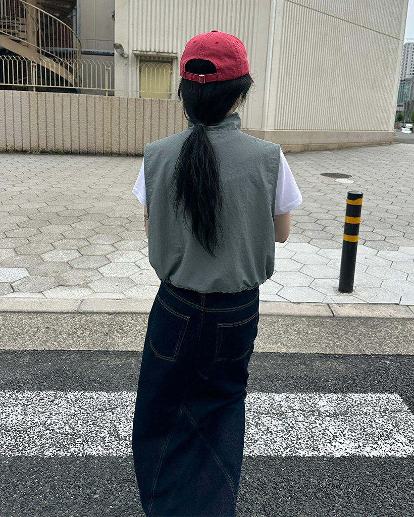 しむなか　ナイロンポケットvest ポケットナイロンベスト|RETRO GIRL | RETRO GIRL ONLINE STORE