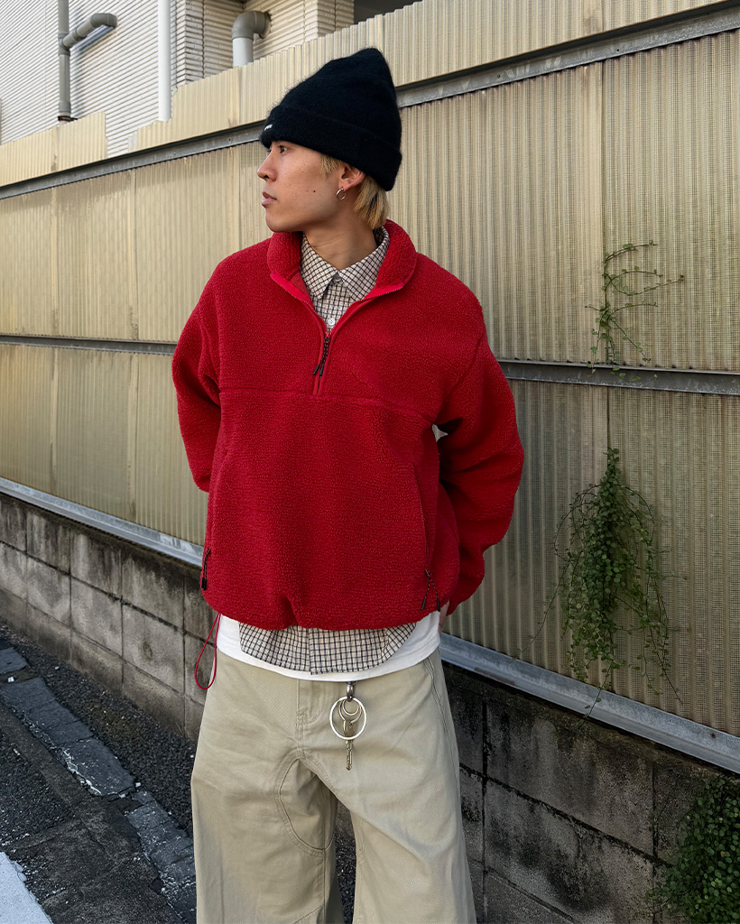 RLX 赤色 ハーフジップジャケット　US Lサイズ IMG_3019_9T6wTXf.jpg