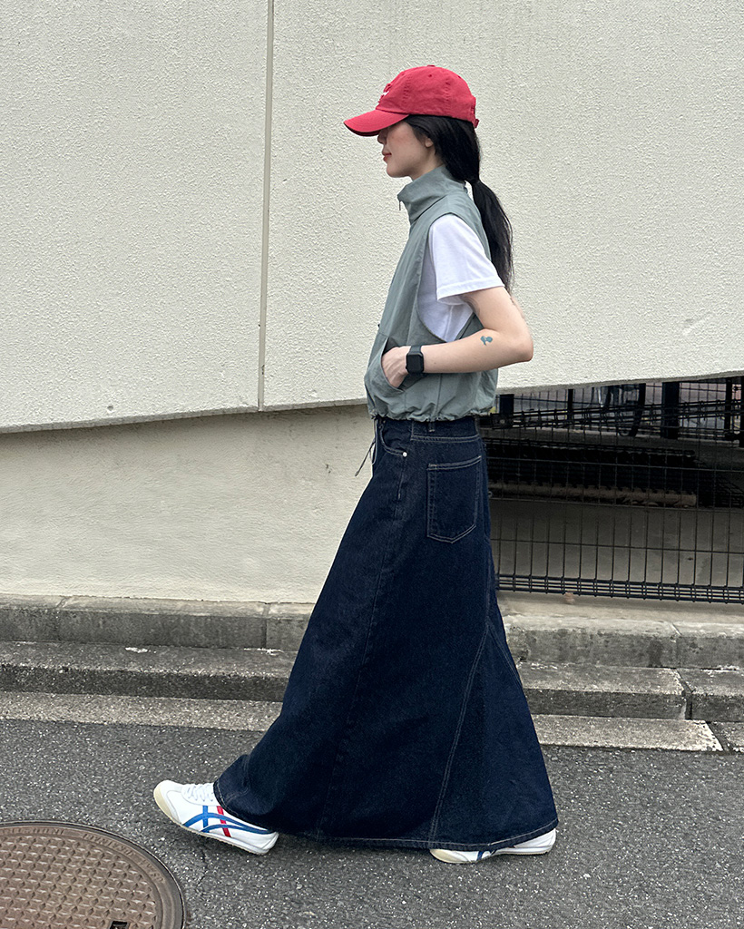 【ノースフェイス】ナイロンベスト ベージュ プリントロゴ ワンポイント薄手A1 ストリングナイロンベスト | ファッション通販サイト NUGU