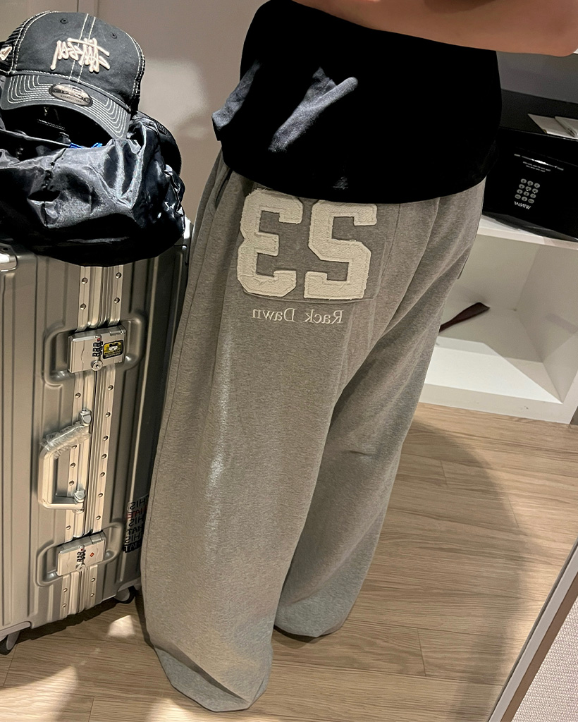 バック刺繍スウェットパンツ | ファッション通販サイト NUGU