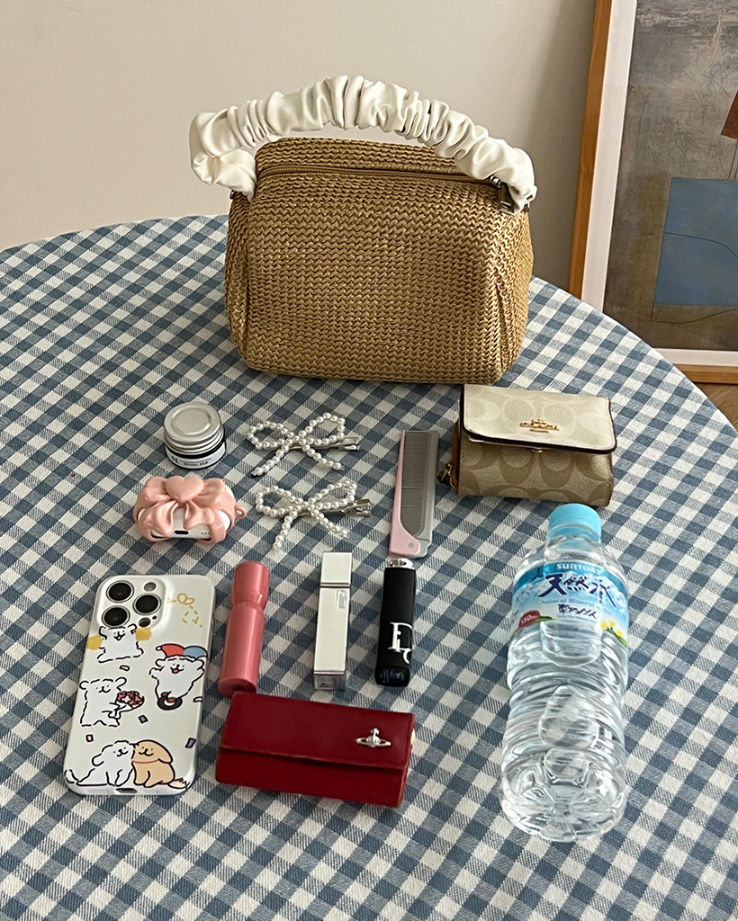 【未使用品】RODO ラタン2WAYバッグ　白 SALE】モノグラムチャーム2WAYバッグRANDA公式サイト