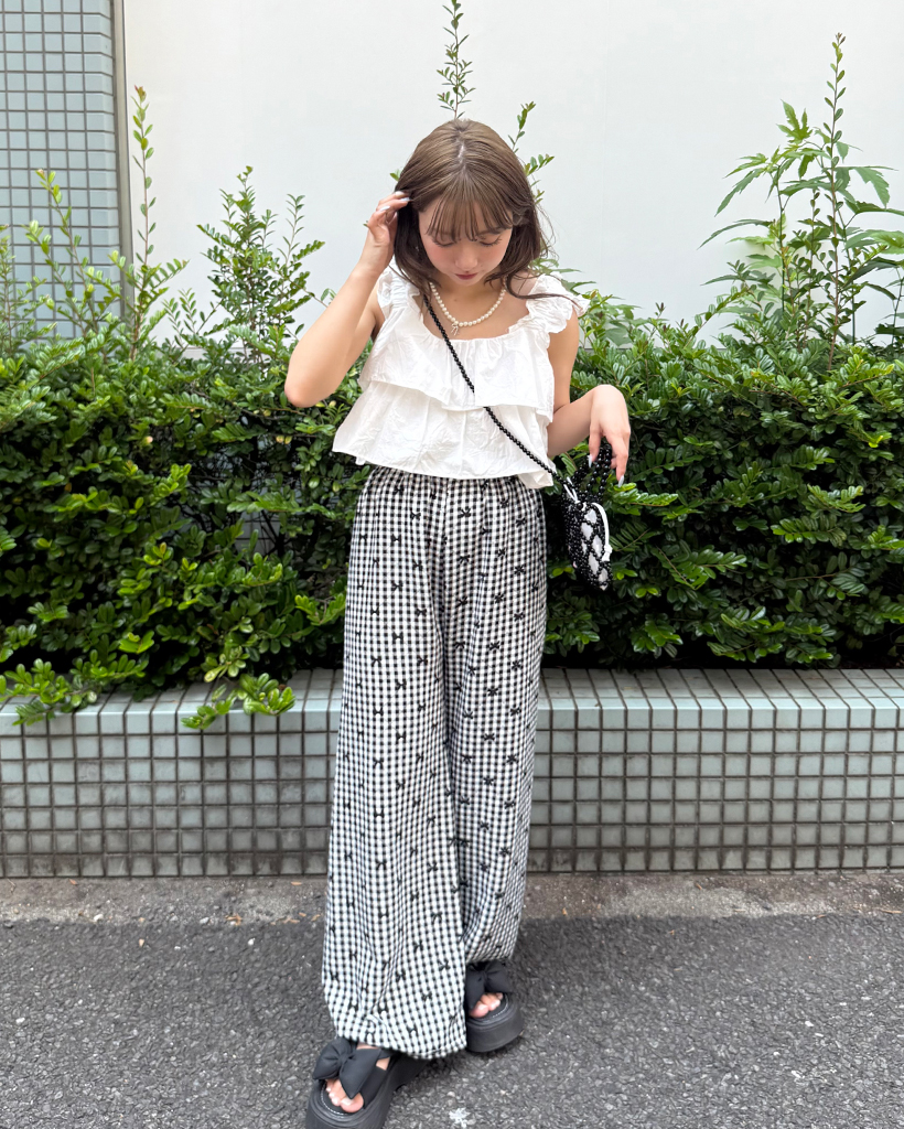 美品✨慈雨 サルエルパンツ ギンガムチェック センソユニコ 40 イージーパンツ 美品✨慈雨 サルエルパンツ ギンガムチェック センソユニコ 40