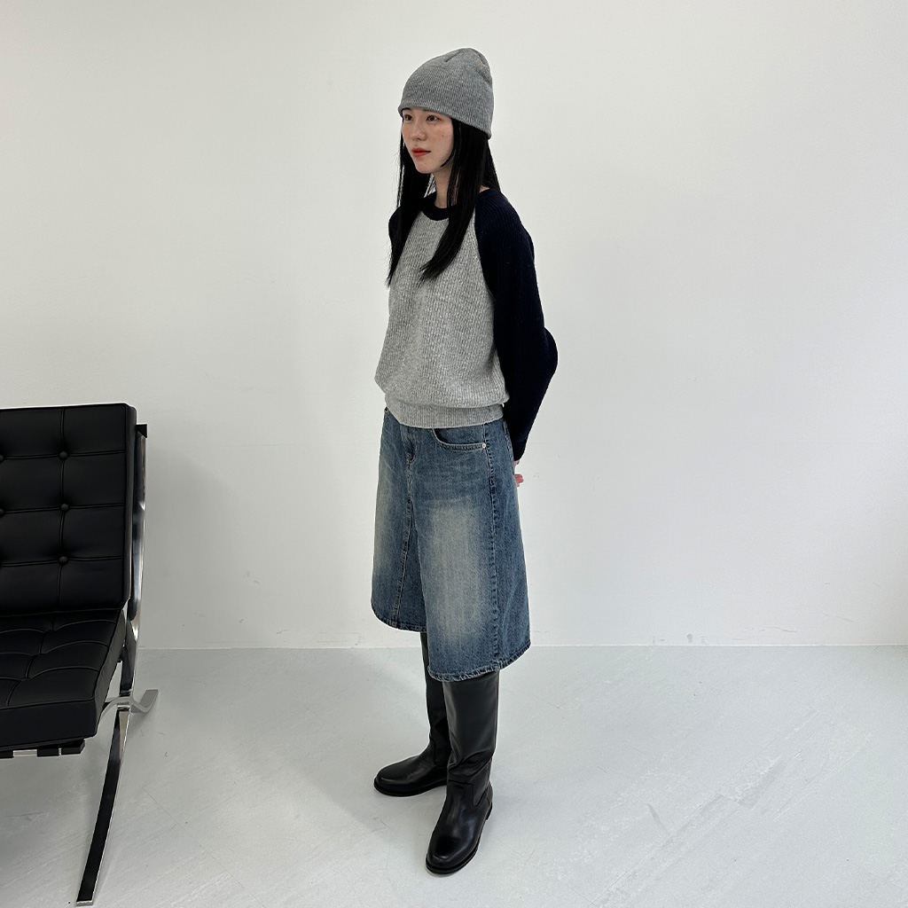 シーズン前限定値下げ【美品】laubeblanc ニット 透かし編みラグラン配色ニット | ファッション通販サイト NUGU