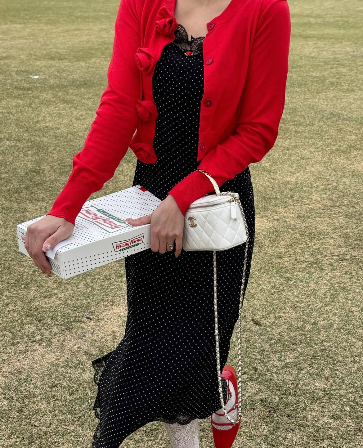 ワンピース34 dot chiffon rose mini cami one-piece（mini） | ファッション