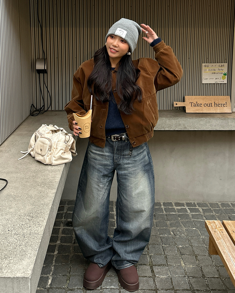 スエードブルゾンジャケット | ファッション通販サイト NUGU