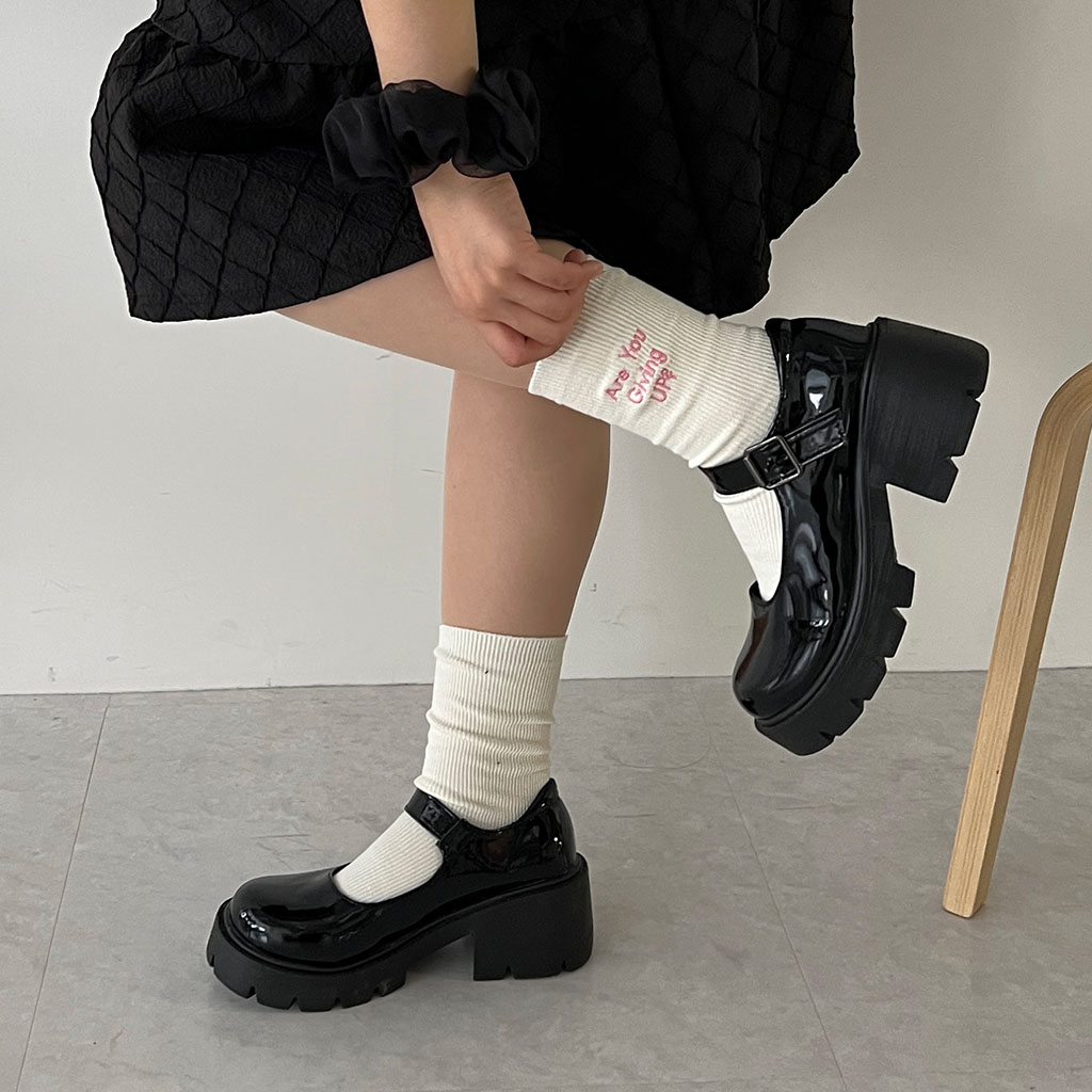 厚底メリージェーンローファー | ファッション通販サイト NUGU