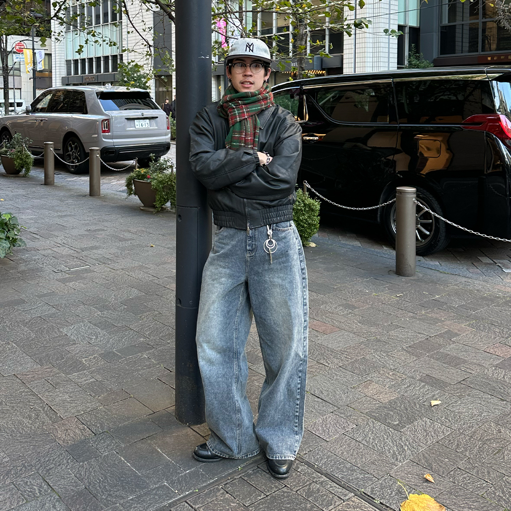 ユニセックス) ウォッシングワイドデニムパンツ | ファッション