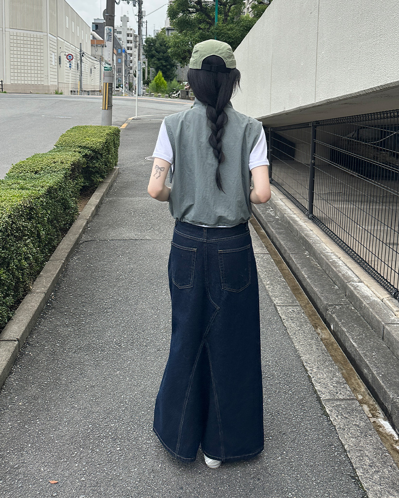 しむなか　ナイロンポケットvest しむなか ナイロンポケットvest WudgeBoy（ワッジボーイ）の