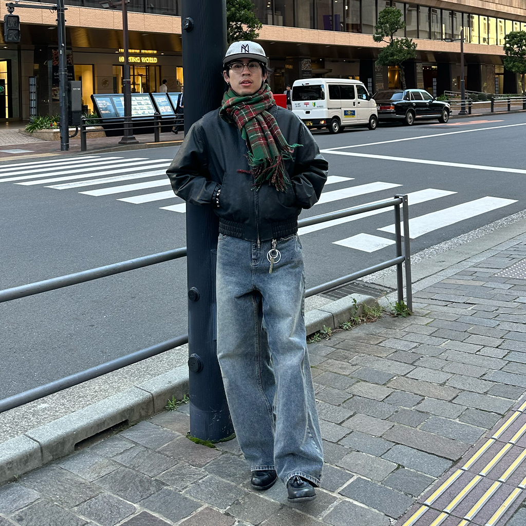 jent louis デニムパンツ　M jent louis デニムパンツ M Zip slit Cargo Denim Pants – Jent