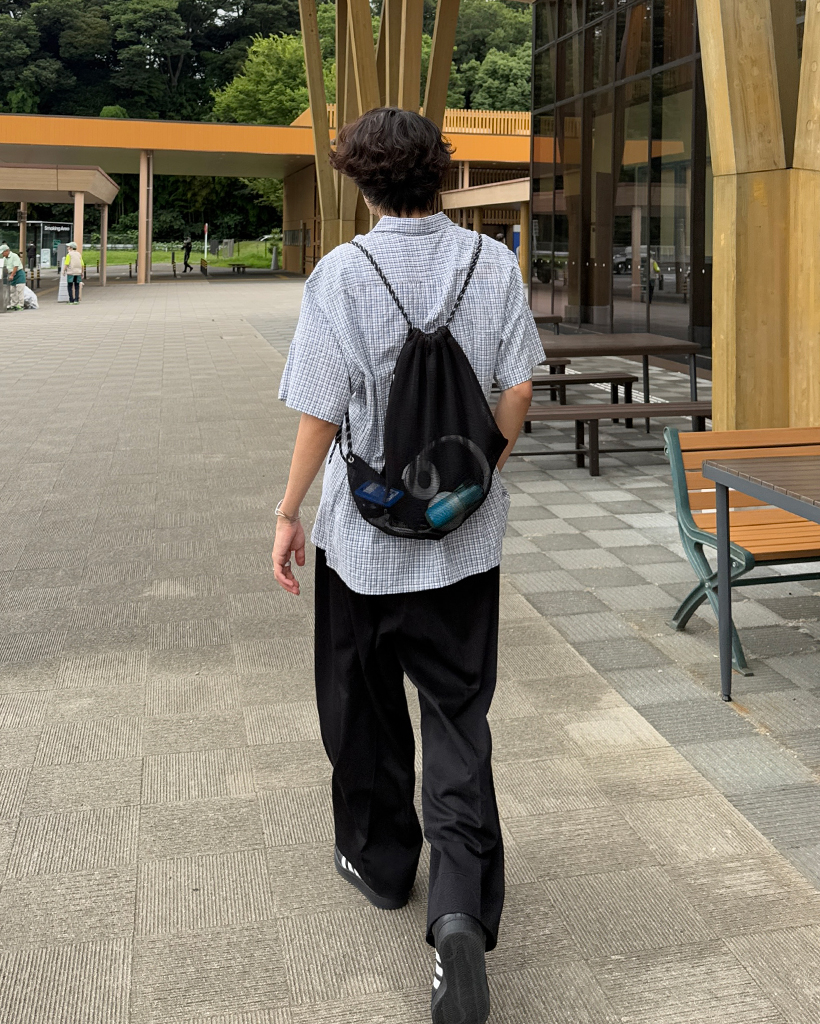 パッチポケットシアサッカーチェックハーフシャツ | ファッション通販