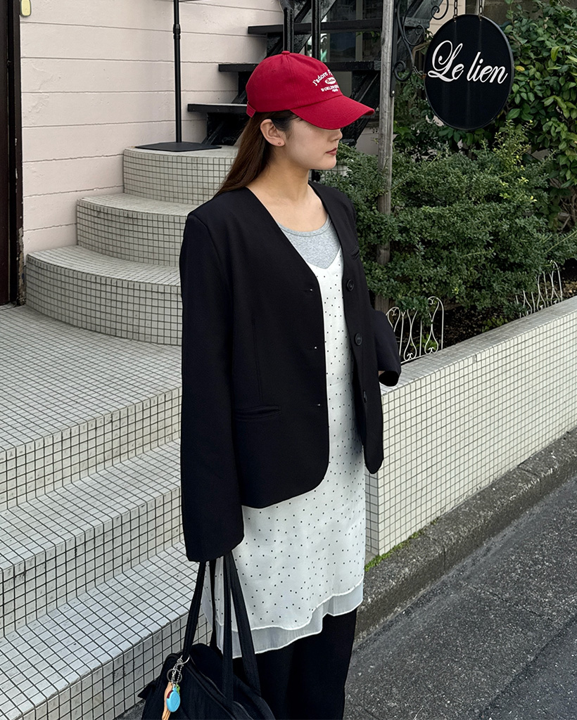 ドットキャミソールミニワンピース | ファッション通販サイト NUGU