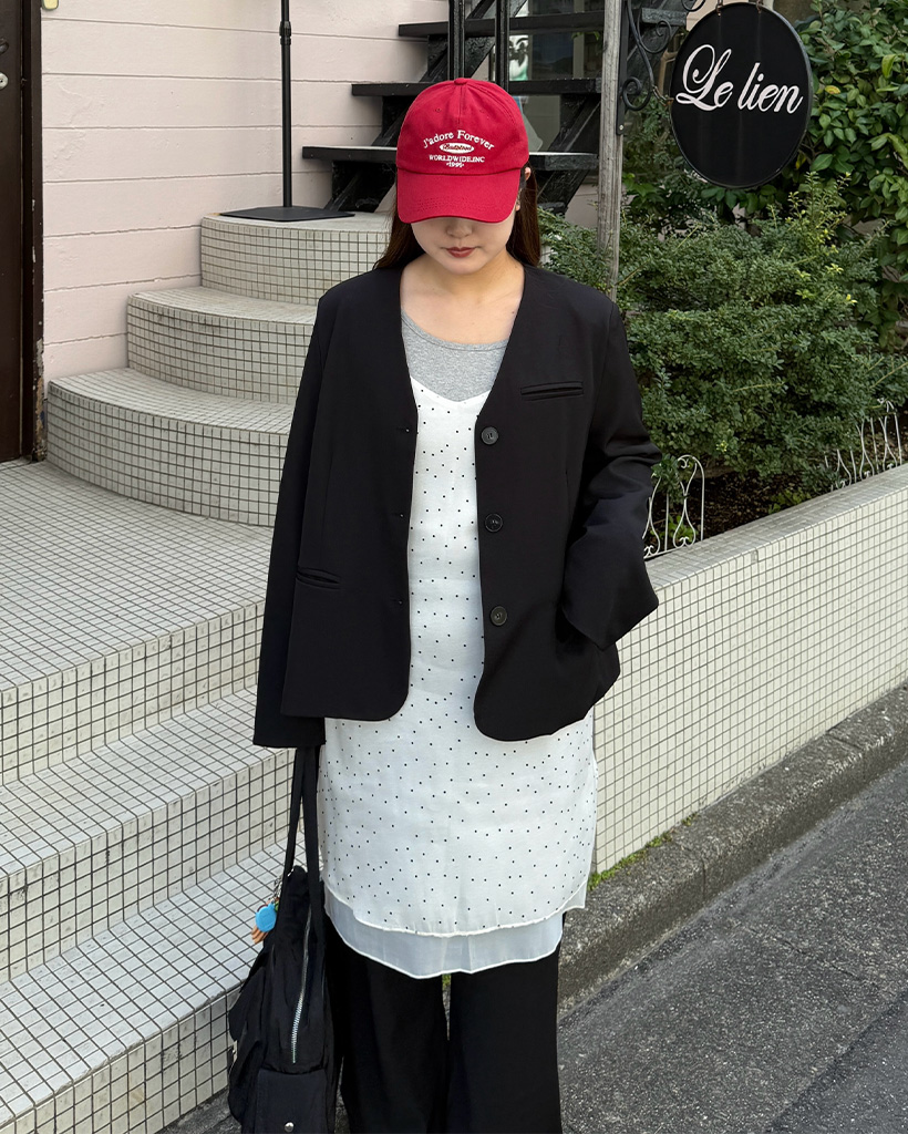 MINJUKIM ノースリーブミニワンピース 38 バルーンノースリーブミニワンピース | ファッション通販サイト NUGU