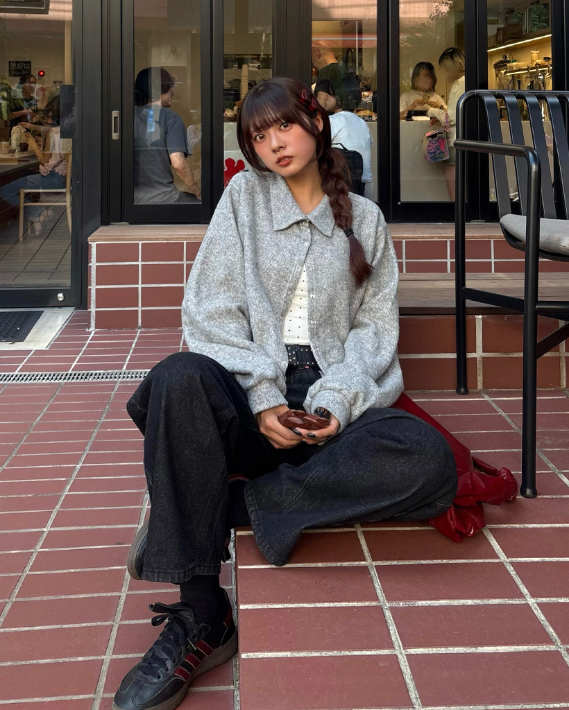 バルーンスリーブカーディガン | ファッション通販サイト NUGU