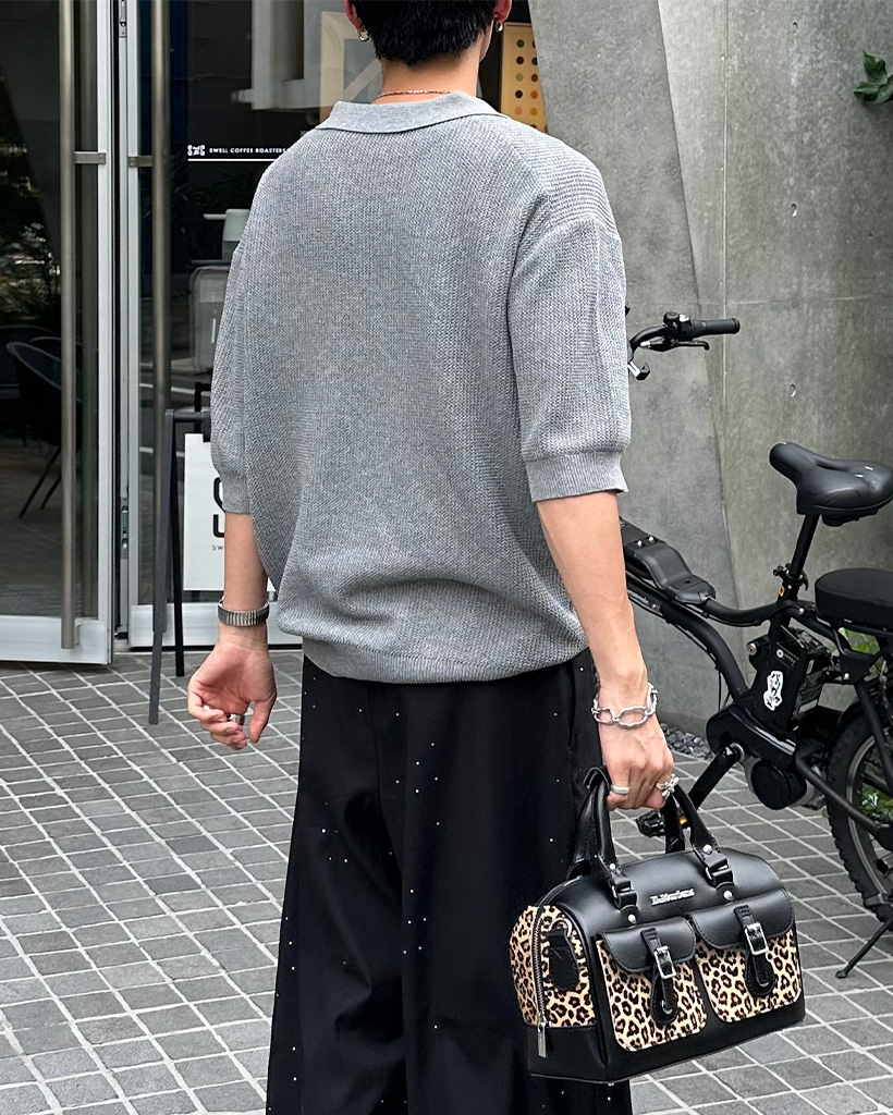 ボタンカラー半袖ニット | ファッション通販サイト NUGU