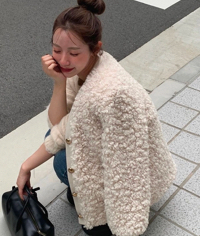 Vネックボアジャケット | ファッション通販サイト NUGU