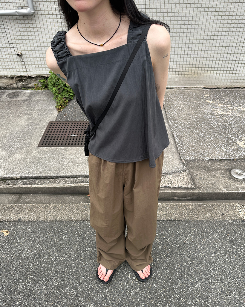 【即日発送】ナイロンパラシュートパンツ ユニセックス）ナイロンパラシュートワイドパンツ | ファッション通販