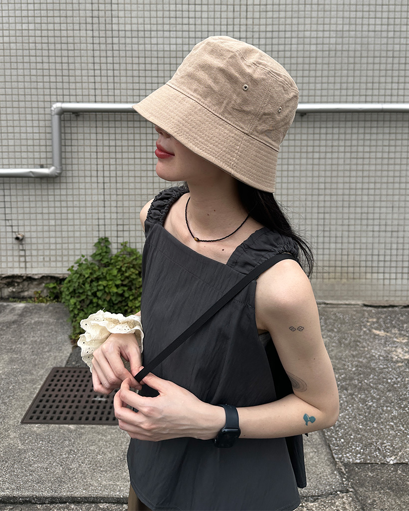 The SECRETCLOSET◆ノースリーブブラウス/1/リネン/BLK/黒/1-01-06-2027 ショルダーギャザーノースリーブブラウス | ファッション通販